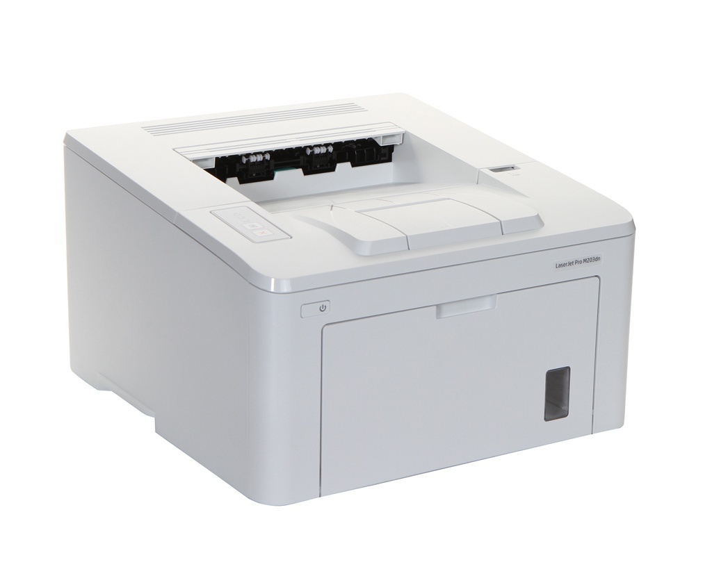 Принтер лазерный HP LaserJet Pro M203dn, ч/б, A4, белый