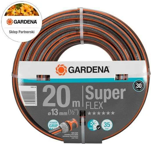 Садовый шланг Gardena Premium SuperFlex 1/2", 20 м, 18093-20
