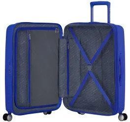 American Tourister Soundbox 67 см Чемодан раздвижной, синий 81л