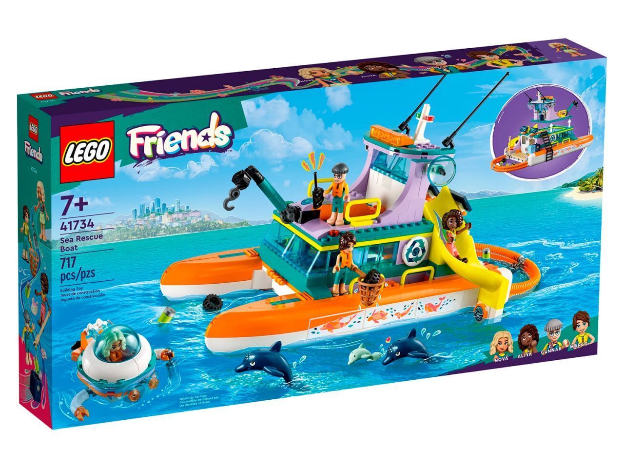 LEGO Friends 41734 Морская спасательная лодка