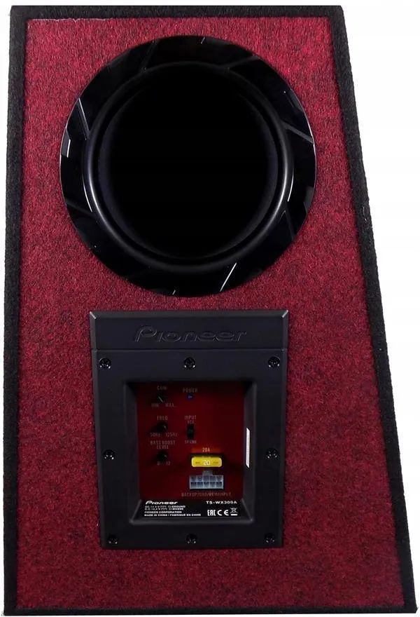 Активный сабвуфер Pioneer TS-WX300A, чёрный, 30 см, 1300 Вт