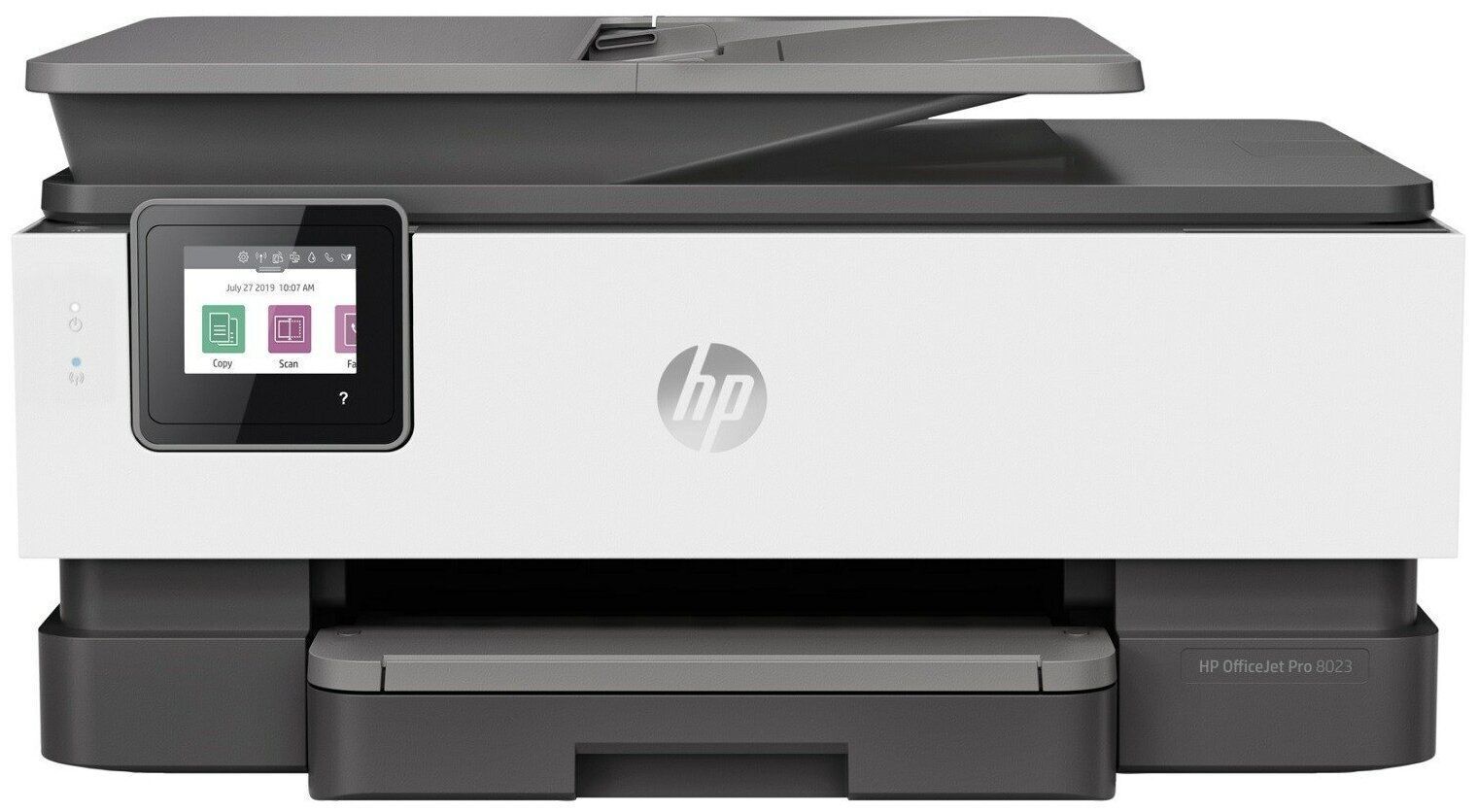 МФУ струйное HP OfficeJet Pro 8023, цветн., A4, черный/белый