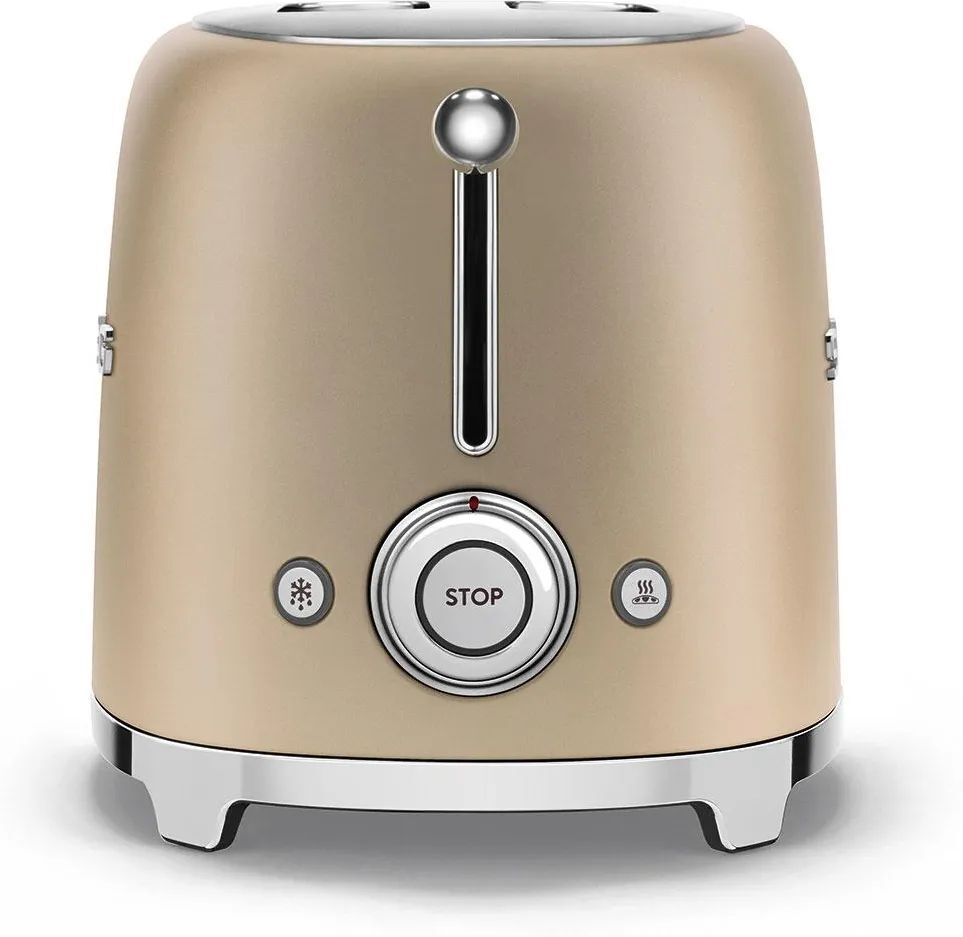 Тостер Smeg TSF01CHMEU золотой