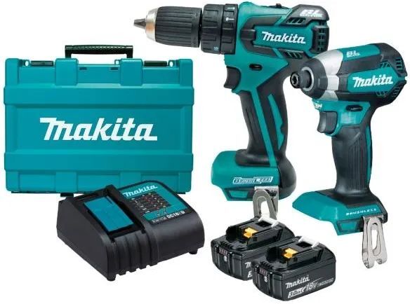 Набор аккумуляторных инструментов 18v Li-Ion LXT Combo Makita DLX2142S