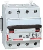 Дифференциальный автомат Legrand P344 C16 30mA тип AC 400V