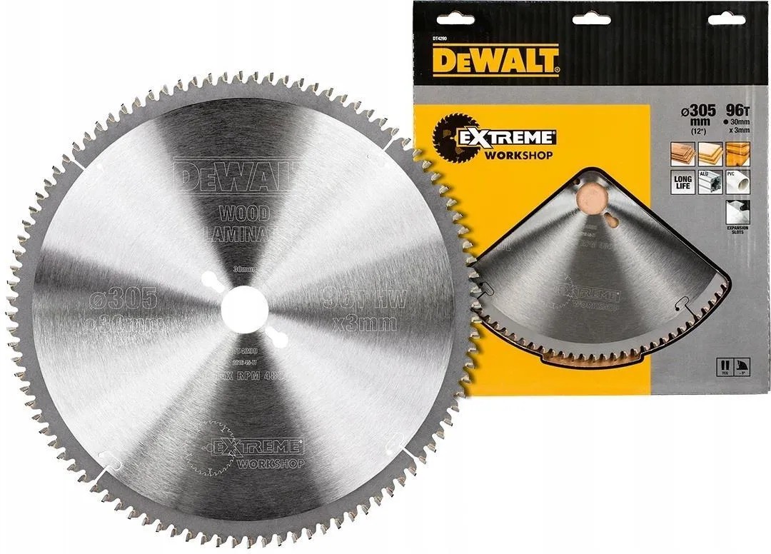 Пильный диск по дереву DeWALT DT4290-QZ 305×30мм 96 зубьев
