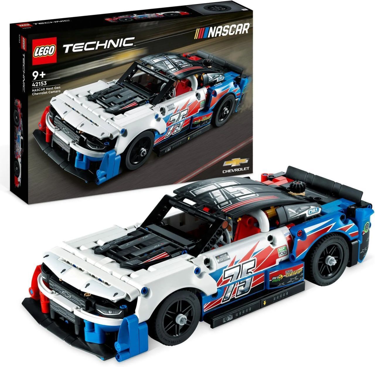 Конструктор LEGO Technic 42153 Новый Chevrolet Camaro ZL1 из серии NASCAR