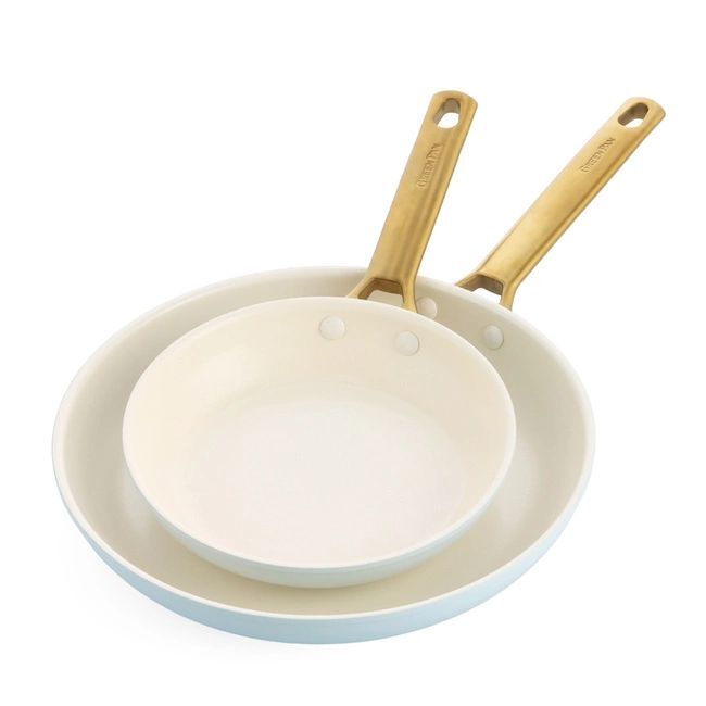 Керамические сковороды GreenPan PADOVA LightBlue 20+26 см