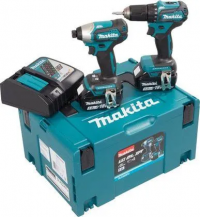 Набор аккумуляторного инструмента Makita DLX3154TX1 18 В, 2 инструмента, АКБ и ЗУ, кейс Makpac