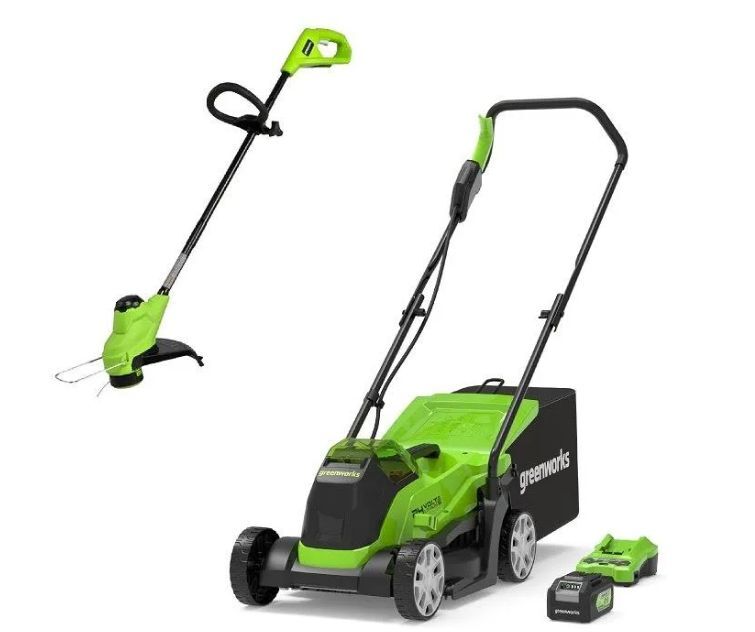 Аккумуляторная газонокосилка Greenworks GR24LM33LT25K4