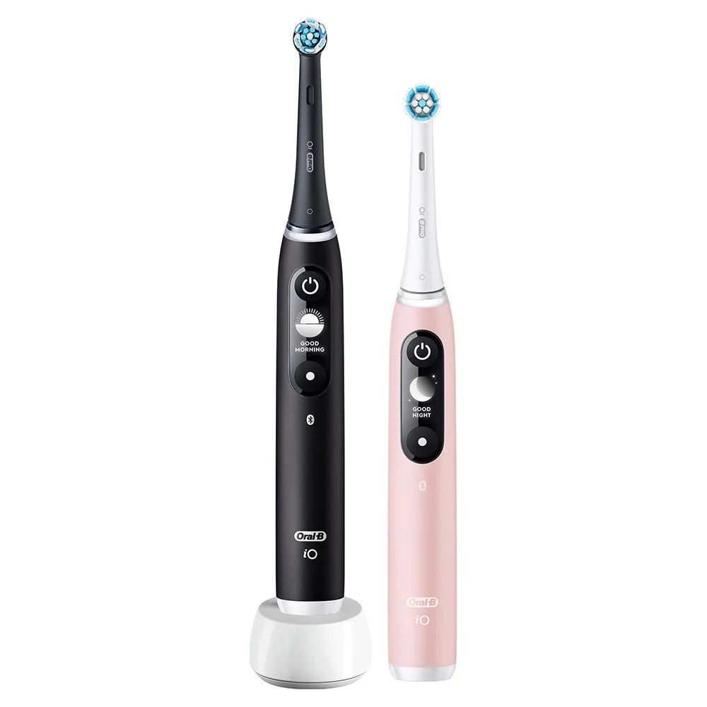 Электрические зубные щетки Oral-B iO 6 DUO Black Lava и Pink Sand