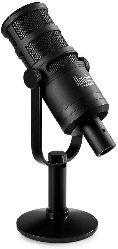 Комплект для стриминга Hercules Stream Essentials Kit контроллер Stream 200 XLR микрофон HXD-700 XLR подписка Voicemod Pro