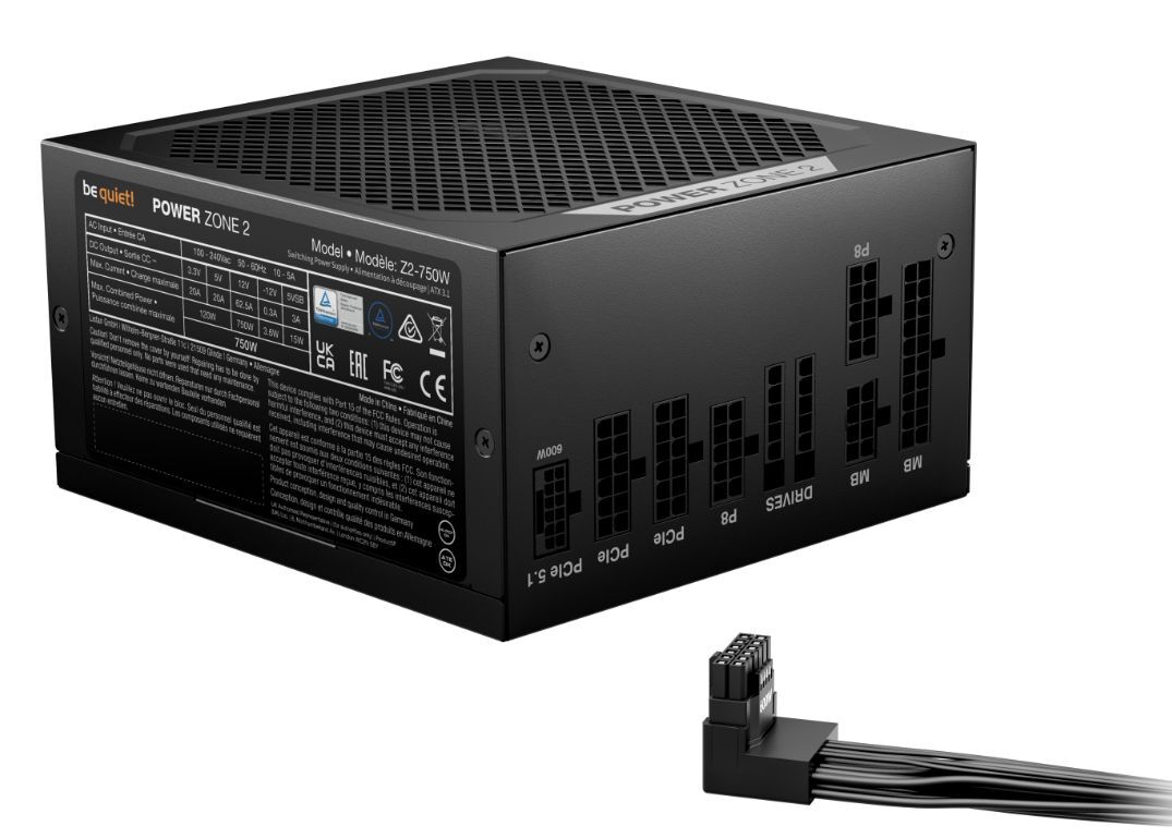 Блок питания be quiet! Power Zone 2 750W ATX 3.1 PCIe 5.1 (BP006EU)