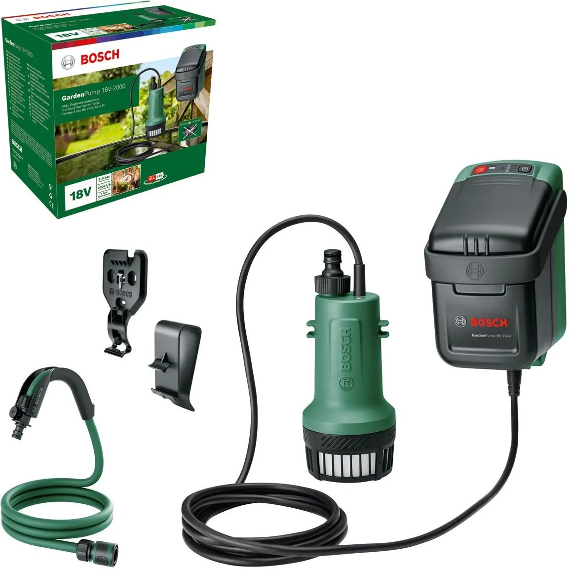 Садовая помпа Bosch Gardenpump 18V-2000 06008C4203