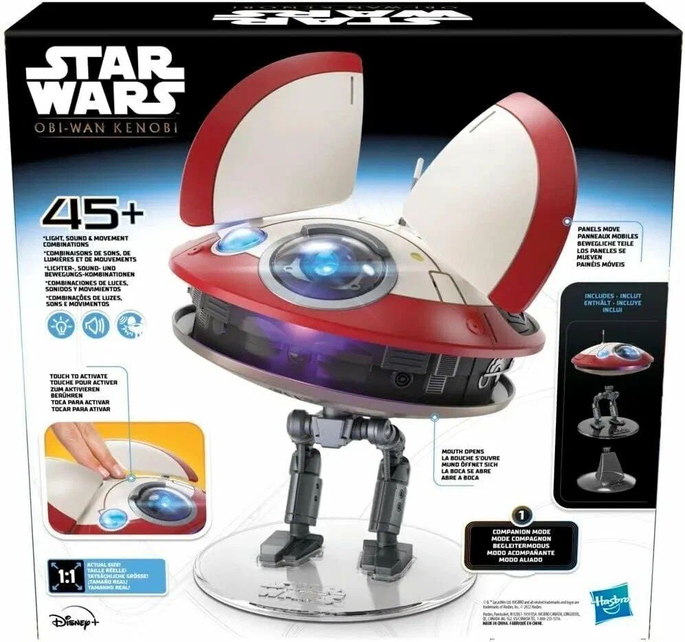 STAR WARS Hasbro L0-LA59 (Lola) Аниматронное издание, электронная игрушка-дроида, вдохновленная OBI-Wan Kenobi Series