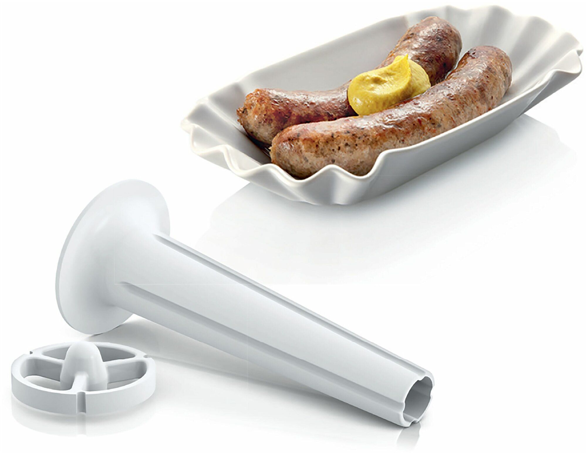 Мясорубка Bosch MFW 3X14, черный/белый