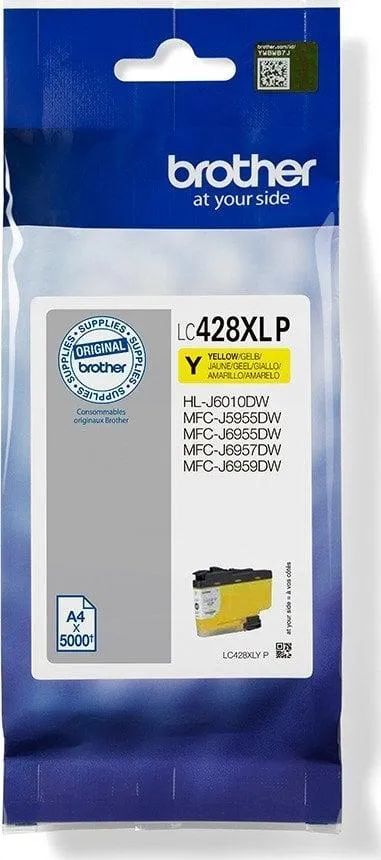 Чернильный картридж Brother LC-428XLYP желтый