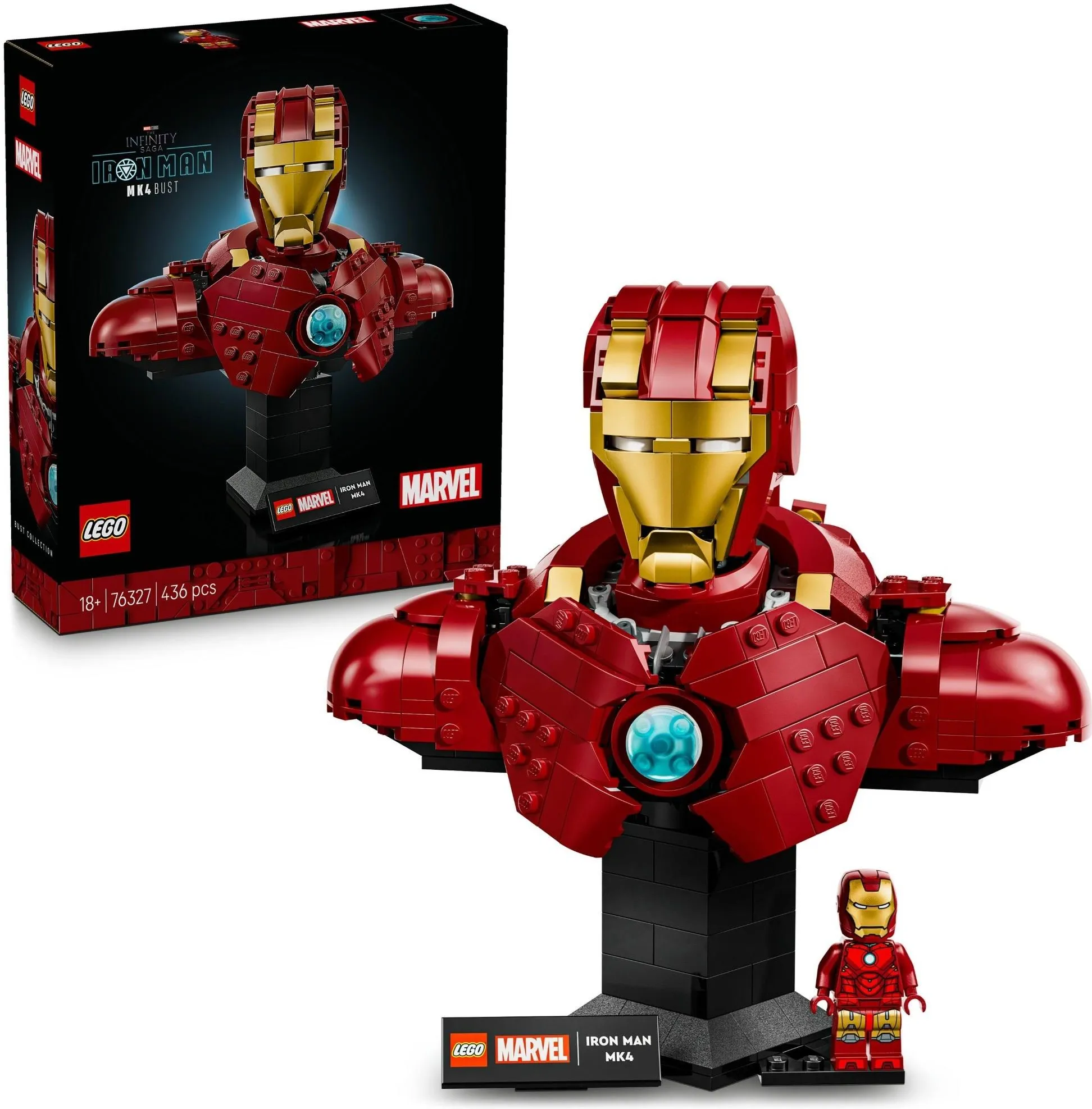 Конструктор LEGO Marvel Железный человек MK4 76327