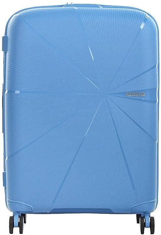 Чемодан American Tourister Spinner EXP TSA Star Vibe Tranquil Blue 67л