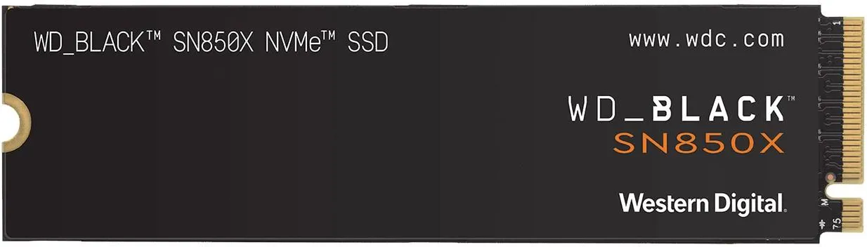 SSD накопитель Western Digital Black SN850X 1TB M.2 (WDS100T2X0E)