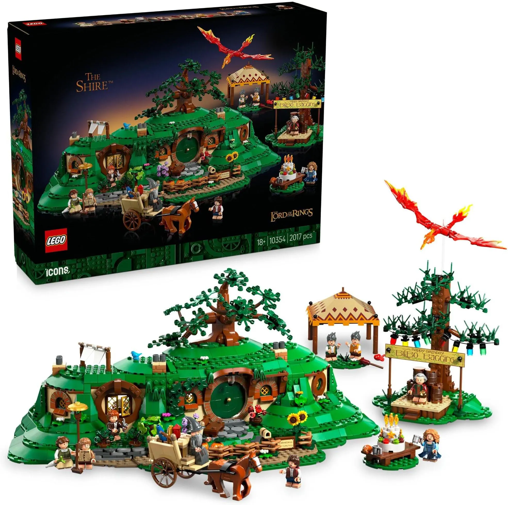 Конструктор LEGO Icons Властелин колец: Шир 10354