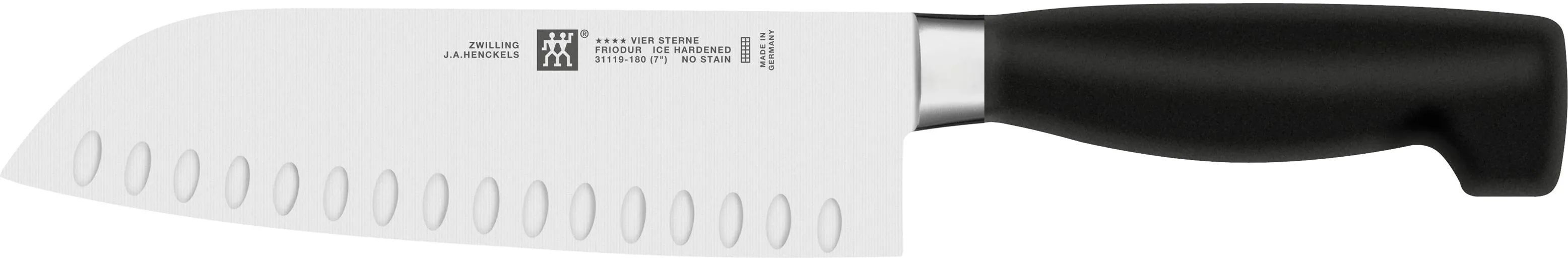 Zwilling Four Star 18 см нож Сантоку из нержавеющей стали 311191810