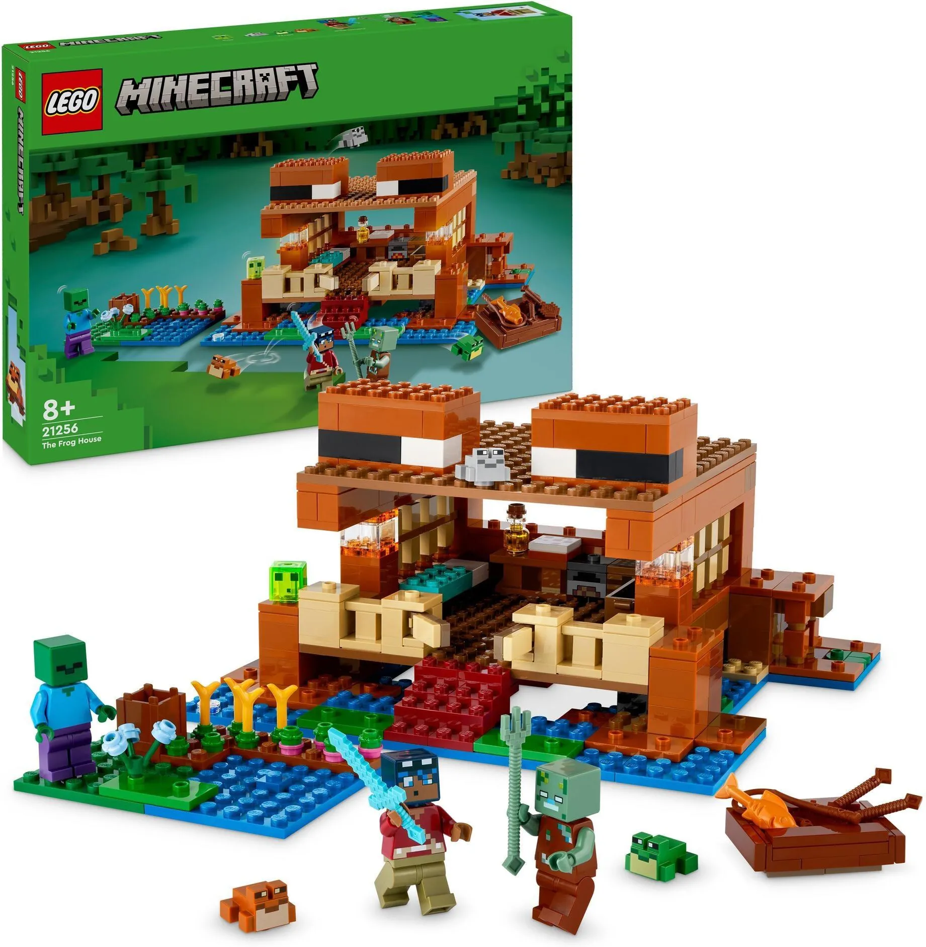 Конструктор LEGO Minecraft 21256 Лягушачий домик