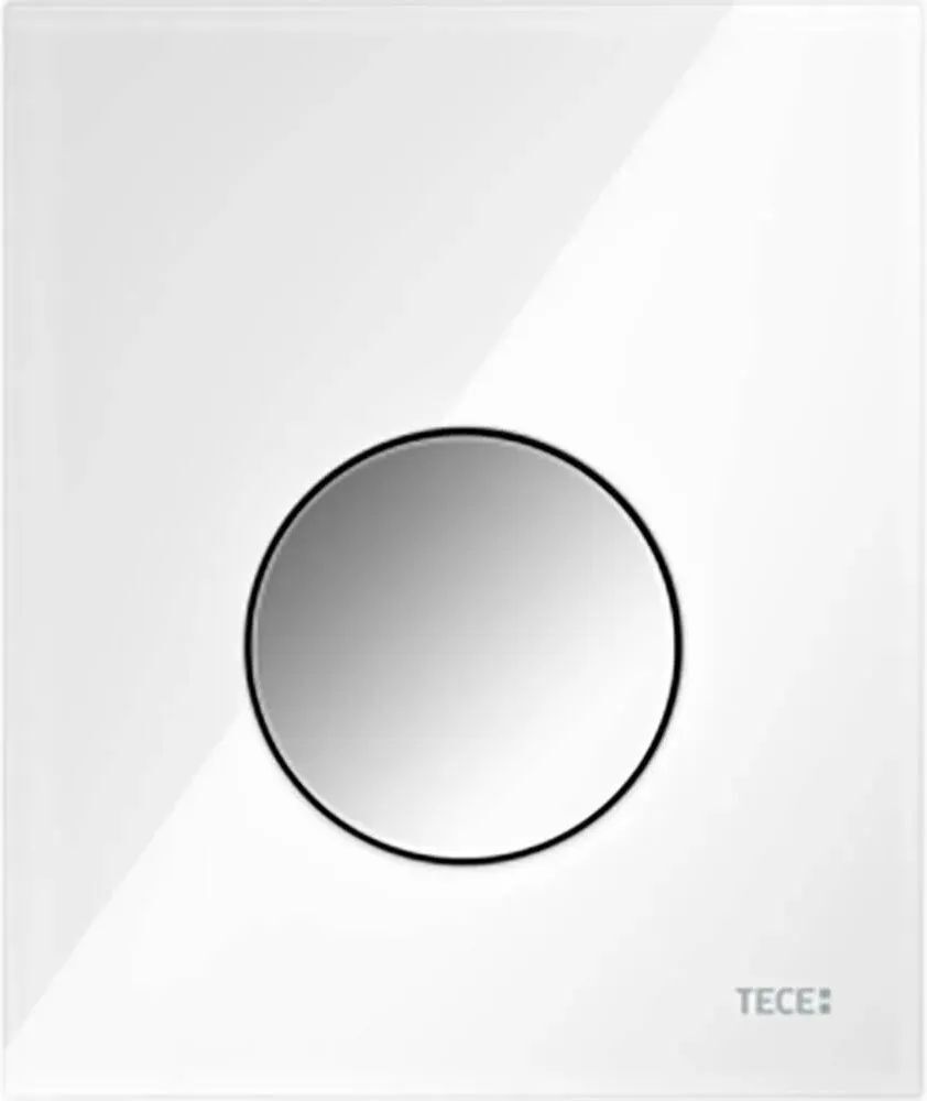 Кнопка смыва TECE loop белое стекло (242660)
