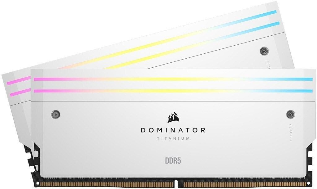 Оперативная память Corsair Dominator Titanium RGB, DDR5, 64 GB, 6000MHz, CL30 (CMP64GX5M2B6000C30W)