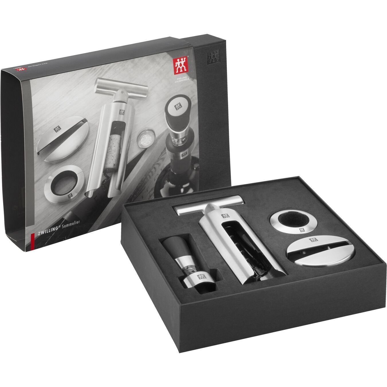 Набор аксессуаров Zwilling J. A. Henckels Sommelier. 39500-054, серебристый
