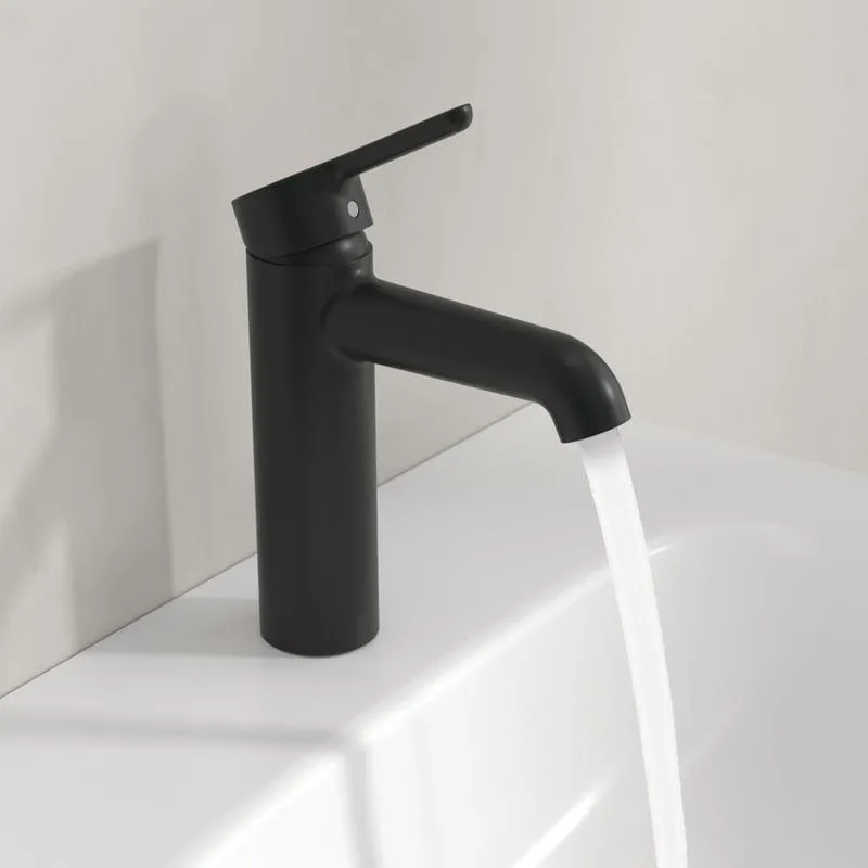 Смеситель для раковины Villeroy&Boch Skyla матовый черный (TVW116002000K5)