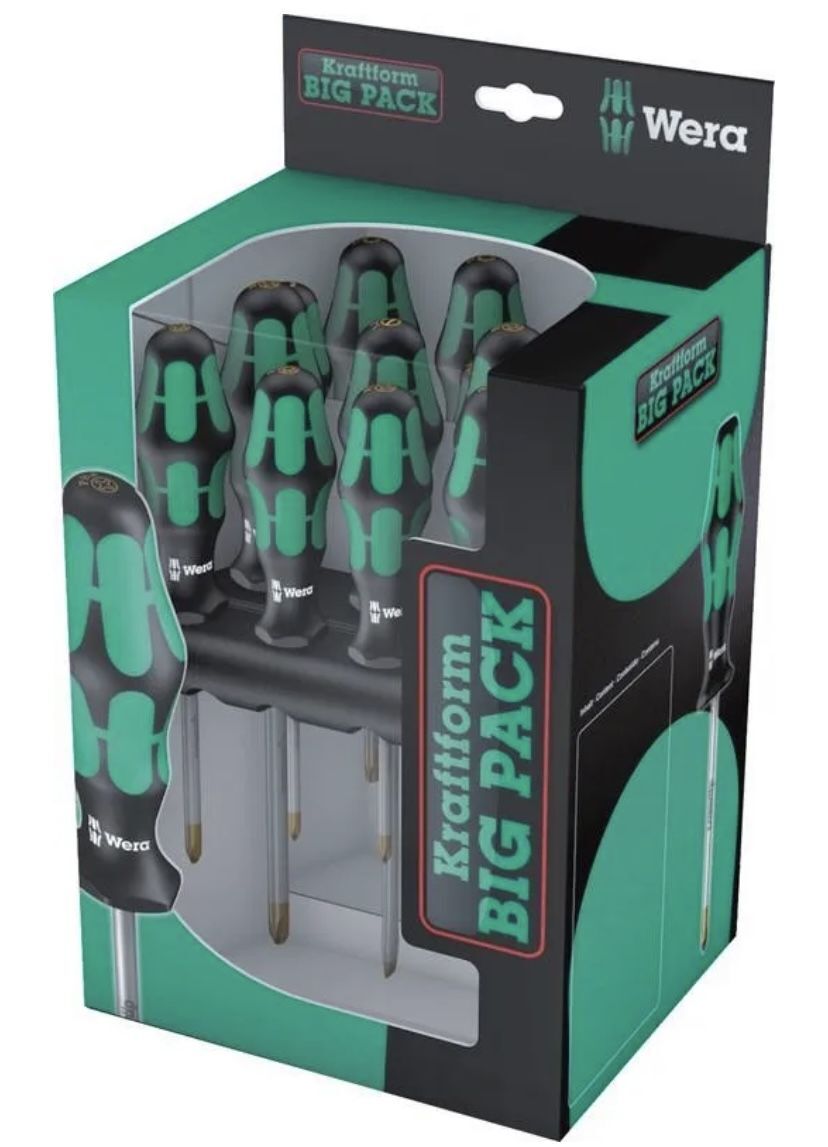 Набор отверток Wera Big Pack 300 05105630001