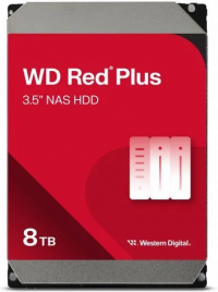 Жёсткий диск WD Red Plus WD80EFPX, 3,5", 8 ТБ, SATA III