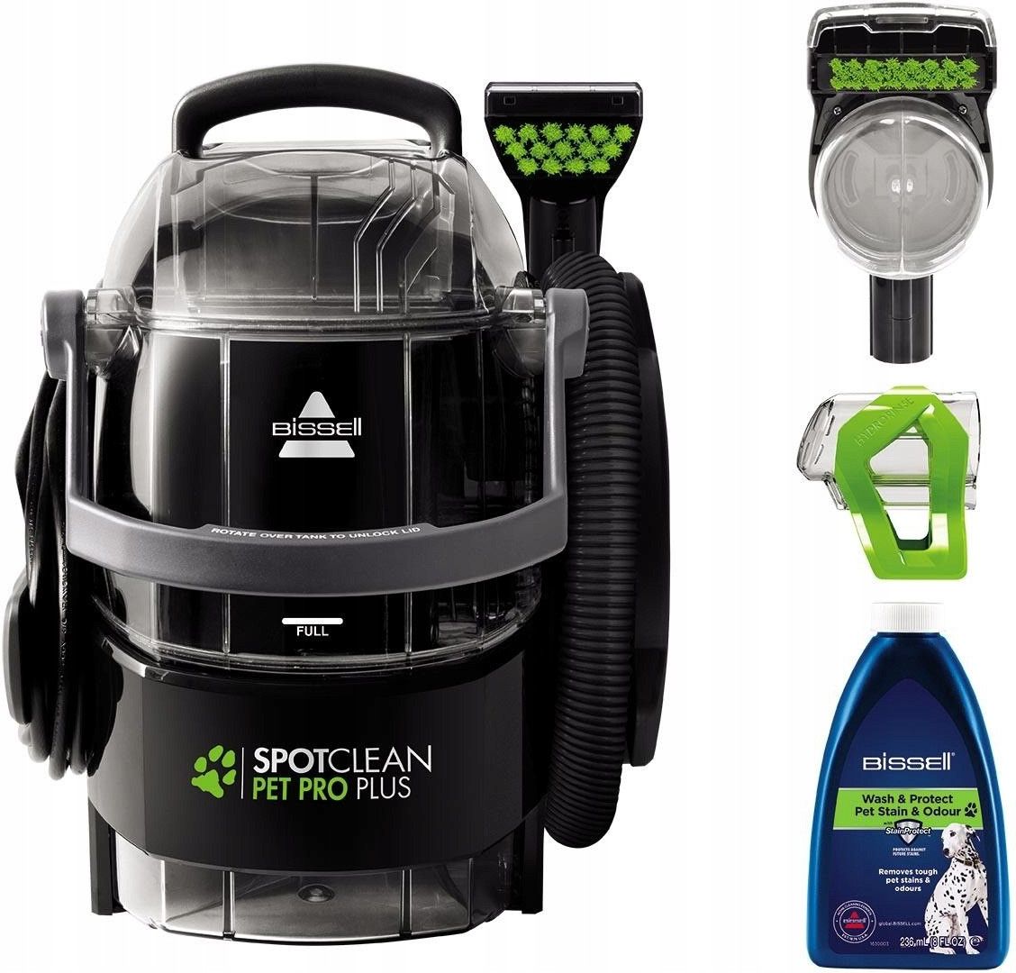 Портативный моющий пылесос BISSELL SpotClean Pet Pro Plus 37252, чёрный