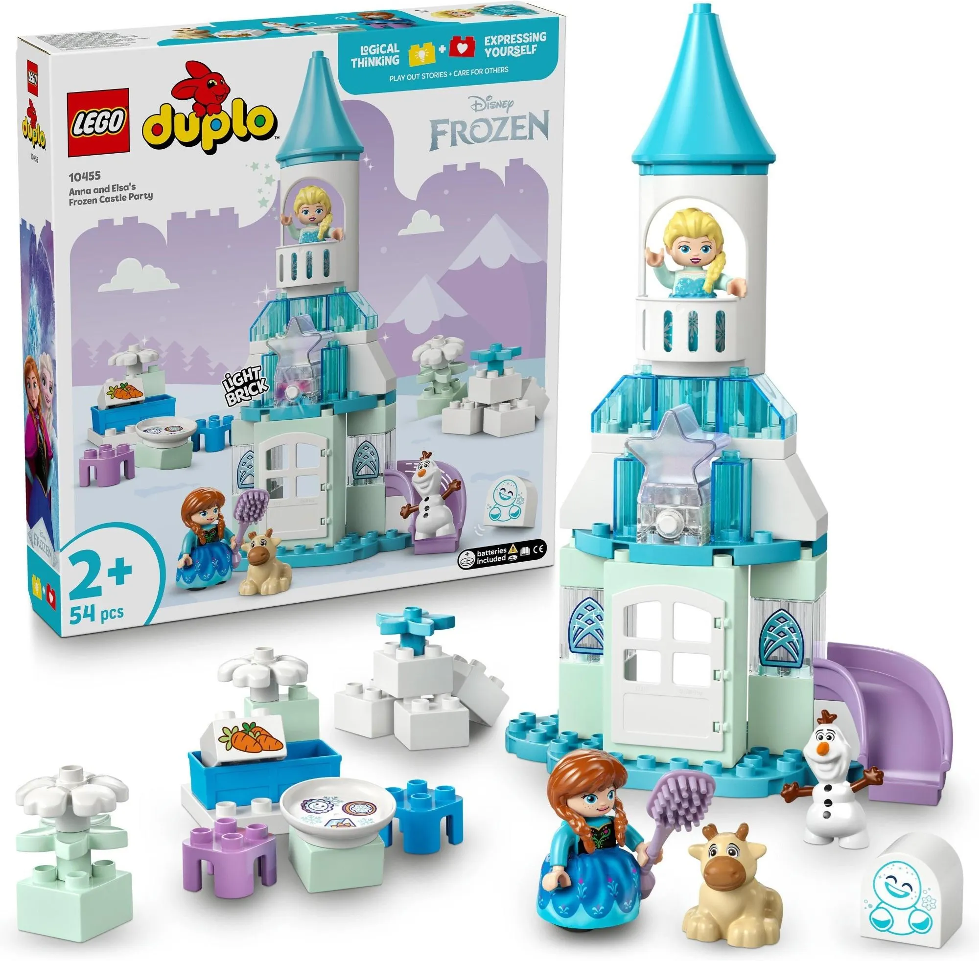Конструктор LEGO DUPLO Disney 10455 Вечеринка Анны и Эльзы в ледяном замке