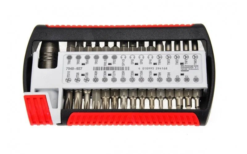 Набор бит Wiha XLSelector Tri-Wing/Spaner/HEX/TORX/Torq-Set/Robertson CrV 31шт 29416