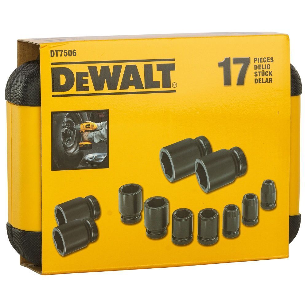 Набор ударных головок DeWalt DT7506 17 шт