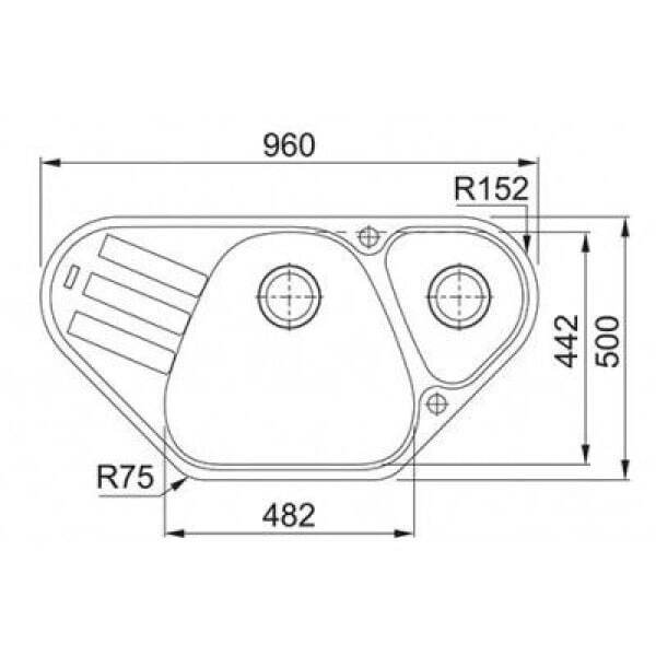 Кухонная раковина Franke Antea Fragranit + Azg 661 E 114.0489.398 Бежевый