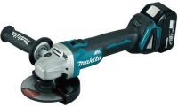 Аккумуляторная угловая шлифовальная машина Makita DGA506RTJ 18 В, 2×5,0 А·ч АКБ, ЗУ, кейс Makpac
