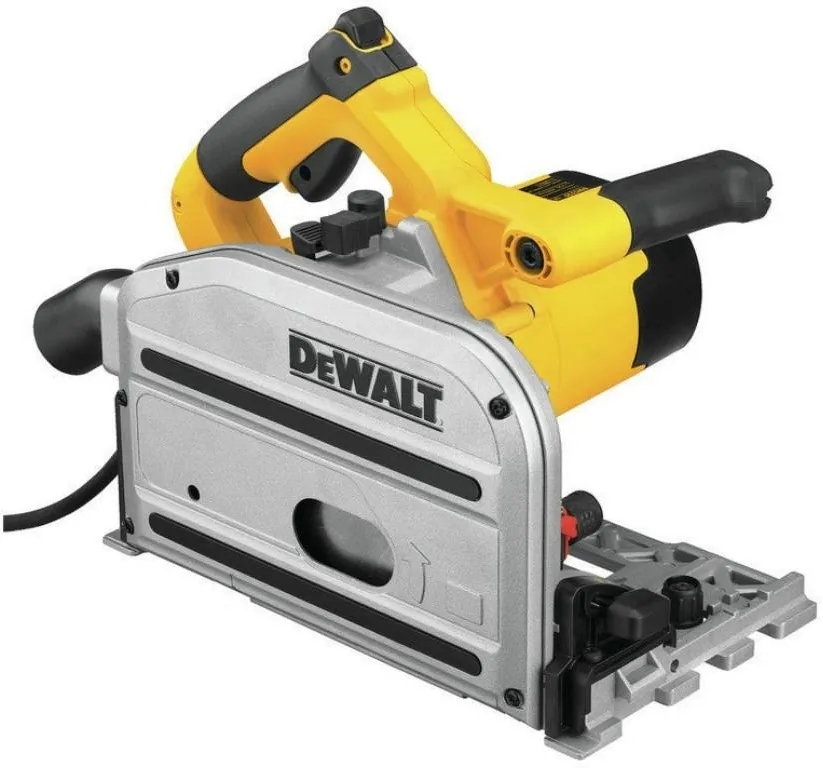 Сетевая погружная дисковая пила DeWalt DWS520KTR, с направляющей шиной DWS5022