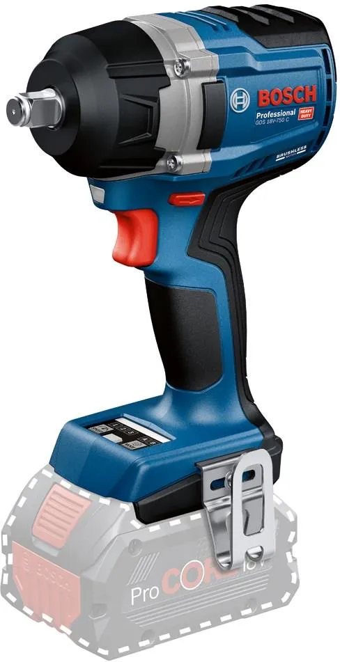 Аккумуляторный ударный гайковерт Bosch GDS 18V-750 C Professional 06019L9000