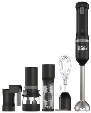 Погружной блендер аккумуляторный Black&Decker BCKM1016KSBQW с аккумулятором и ЗУ