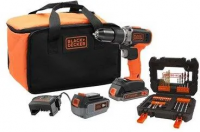 Аккумуляторная дрель шуруповерт Black&Decker BDCDC18B-QW