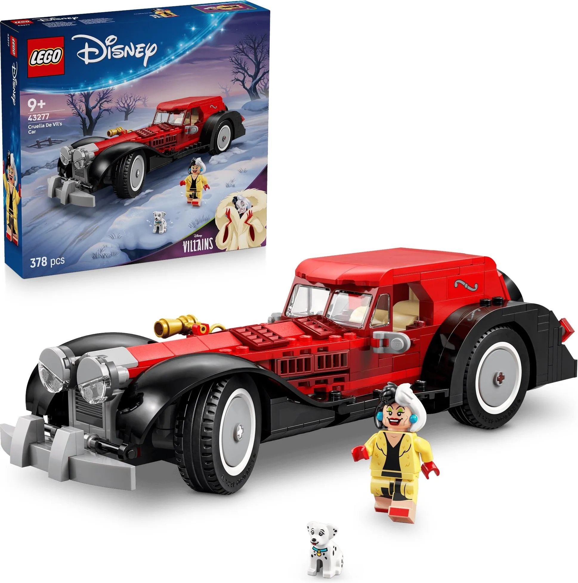 Конструктор LEGO Disney 43277 автомобиль Cruelli De Mon