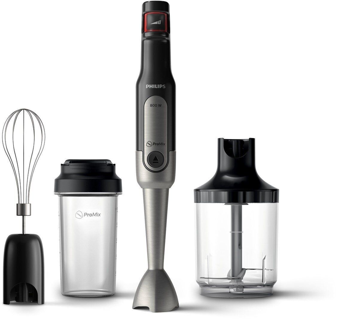 Погружной блендер Philips HR2652/90 Viva Collection, черный/серебристый