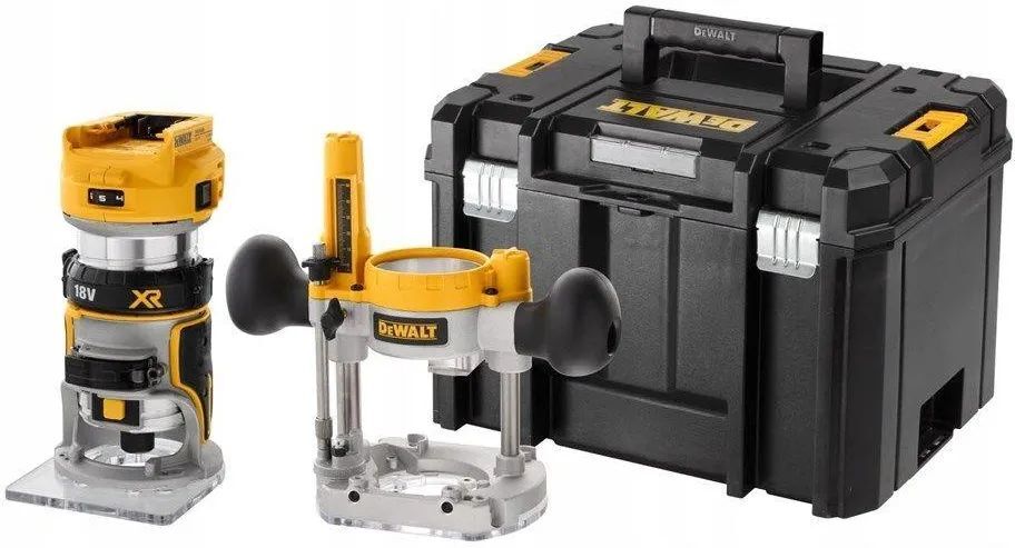 Аккумуляторный вертикальный фрезер DeWalt DCW604NT, без АКБ и ЗУ, в кейсе