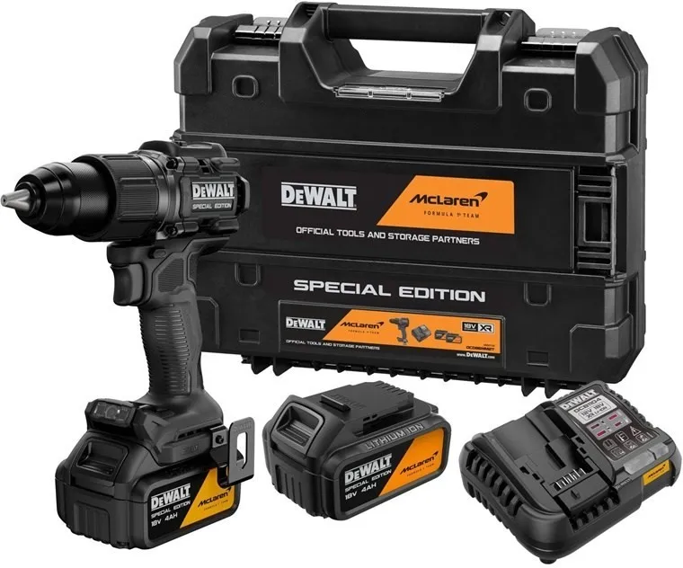 Аккумуляторная ударная дрель-шуруповерт DeWalt DCD86MM2T, с 2 АКБ, ЗУ и кейсом TSTAK