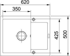 Кухонная раковина Franke Maris MRG 611-62 114.0198.054, ореховый