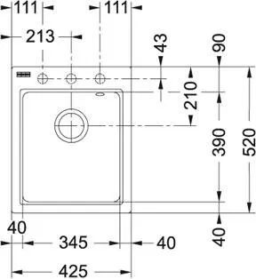 Кухонная раковина Franke Fiji FIG 610-42 114.0283.888, сливочный