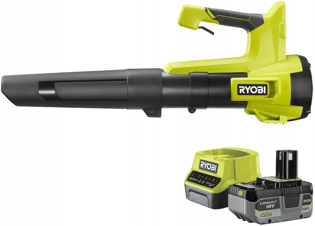 Аккумуляторная воздуходувка RYOBI RY18BLB-140 с АКБ и ЗУ